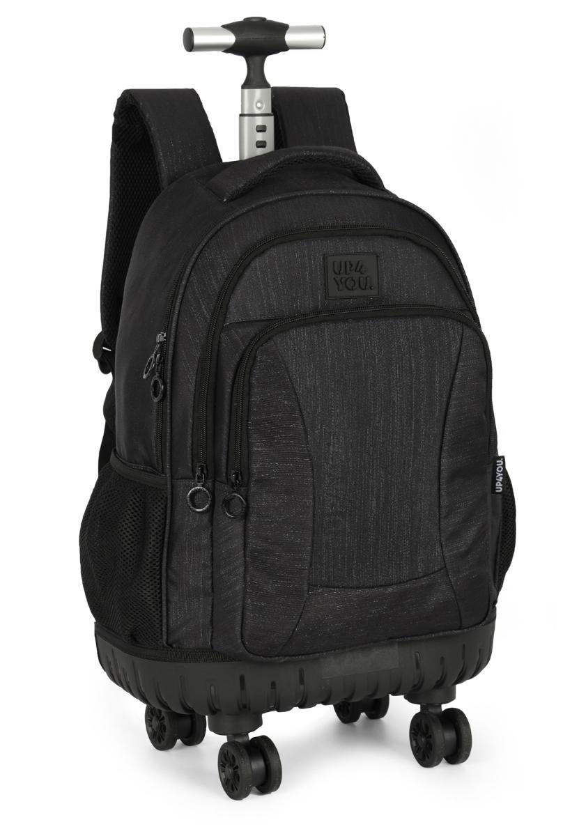 MOCHILA INFANTIL MENINA LUXCEL UP4YOU C/RODAS MC49042UP Preto 2