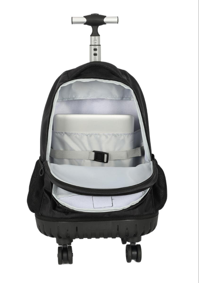 MOCHILA INFANTIL MENINA LUXCEL UP4YOU C/RODAS MC49042UP Preto 5