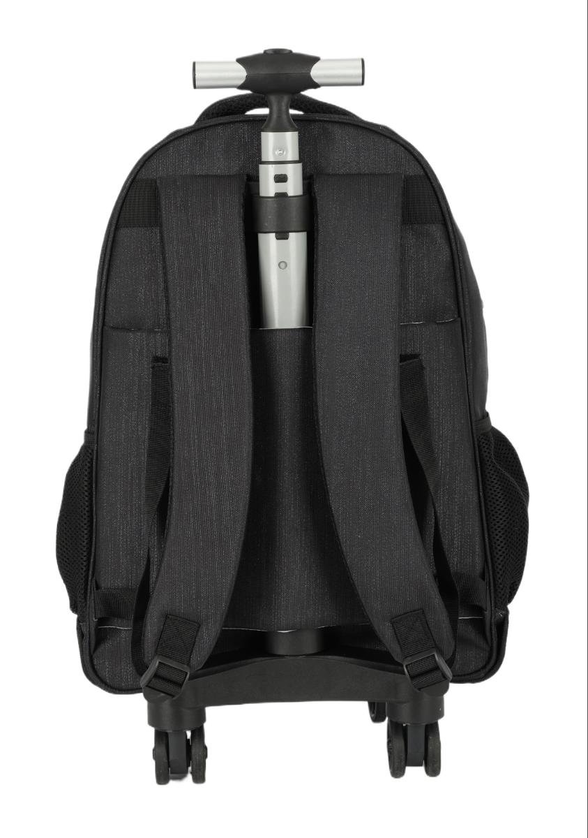 MOCHILA INFANTIL MENINA LUXCEL UP4YOU C/RODAS MC49042UP Preto 6