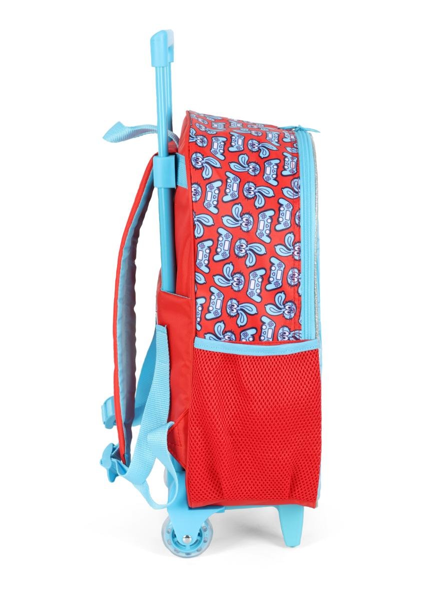 MOCHILA INFANTIL MENINA LUXCEL MONICA C/RODAS IC41312MN Azul 3