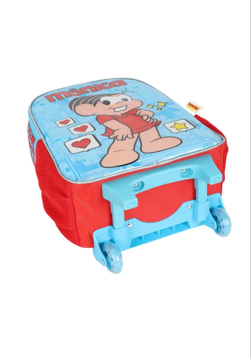 MOCHILA INFANTIL MENINA LUXCEL MONICA C/RODAS IC41312MN Azul 5