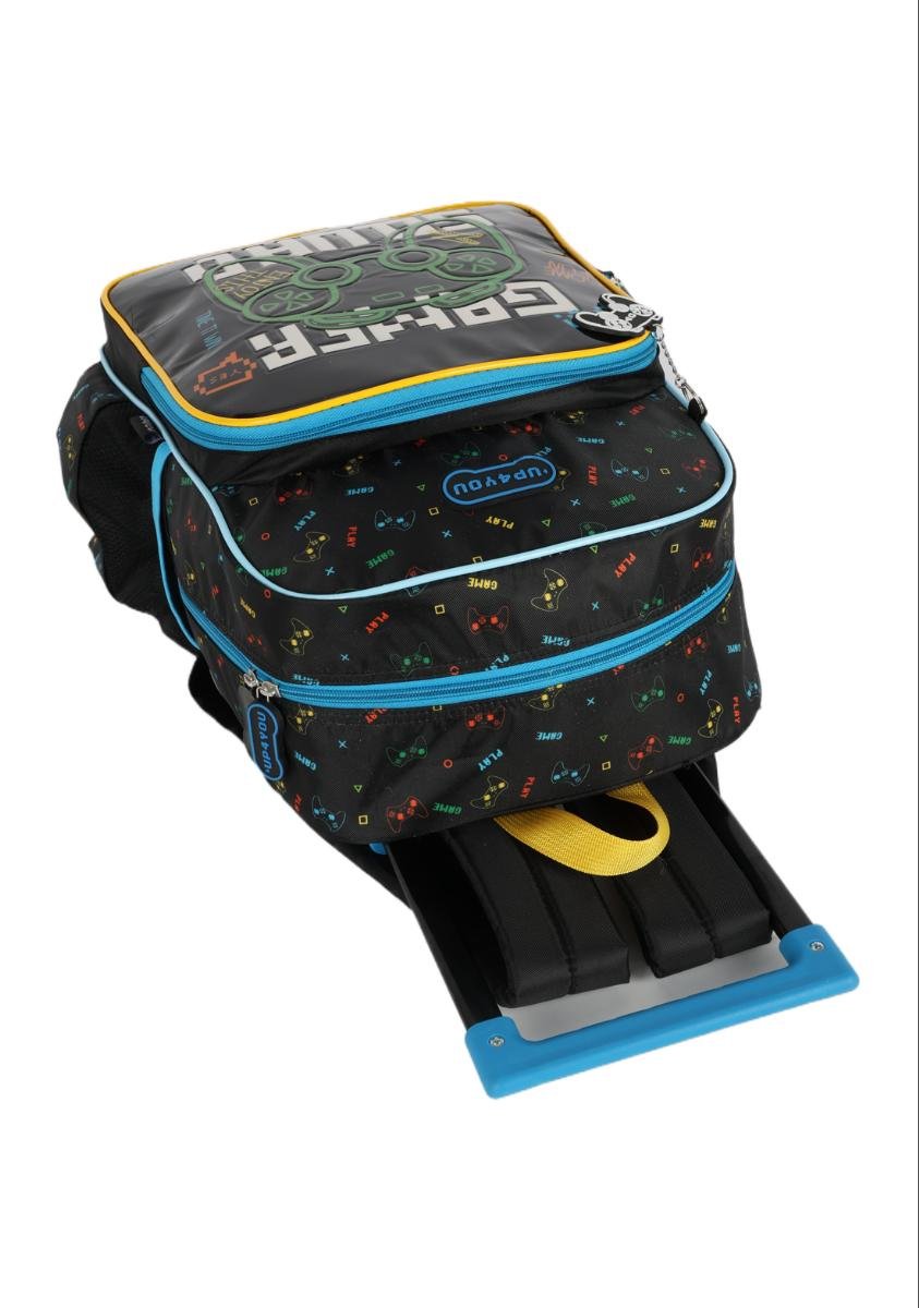 MOCHILA INFANTIL MENINA UP4YOU COM RODAS IC41066 Preto 6