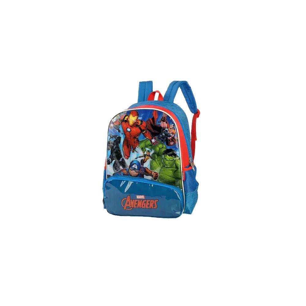 MOCHILA INF MASC LUXCEL AVENGERS IS38011AG Azul 2