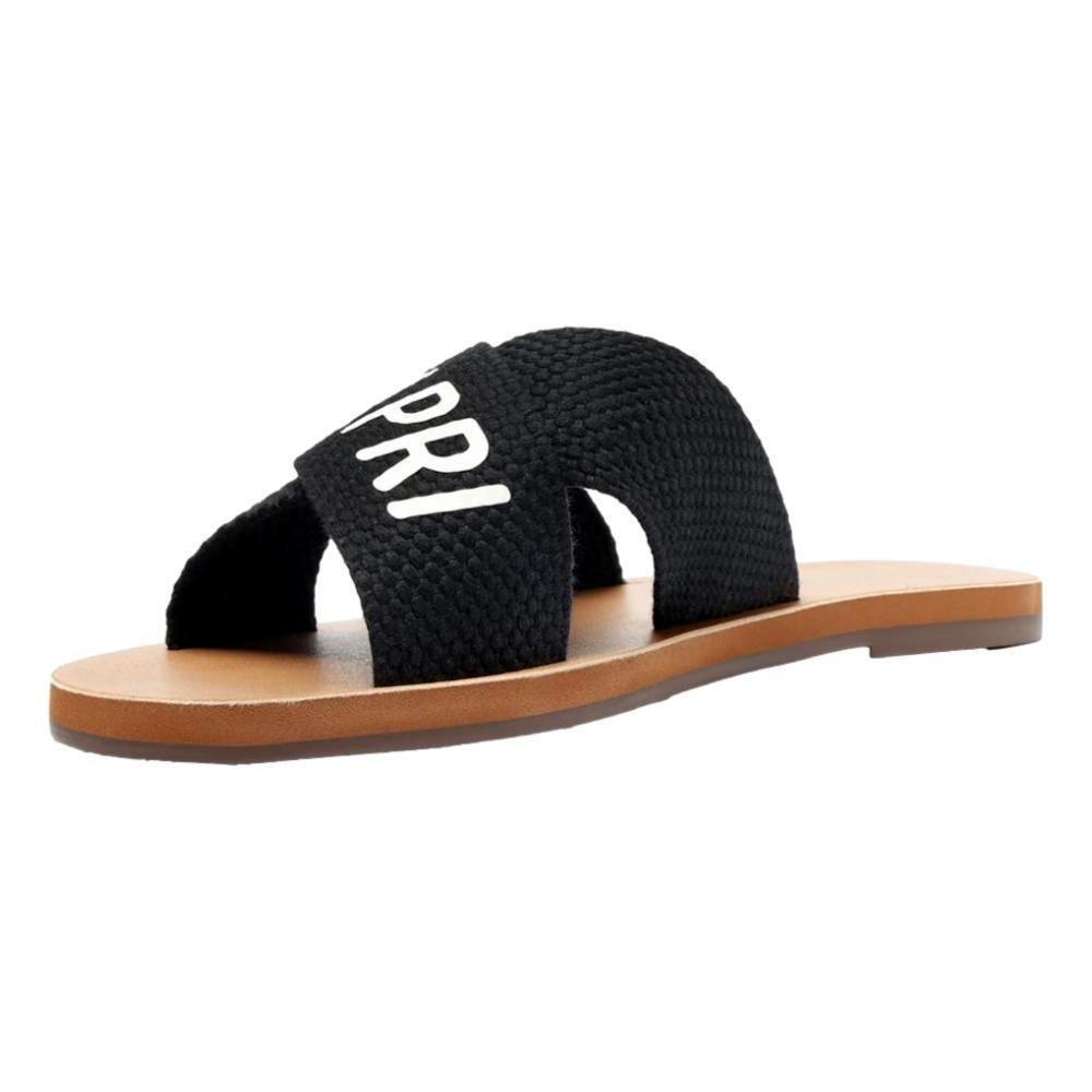 CHINELO ANACAPRI GORGURÃO TIRAS CRUZADAS FEMININO C302440008 Preto 5