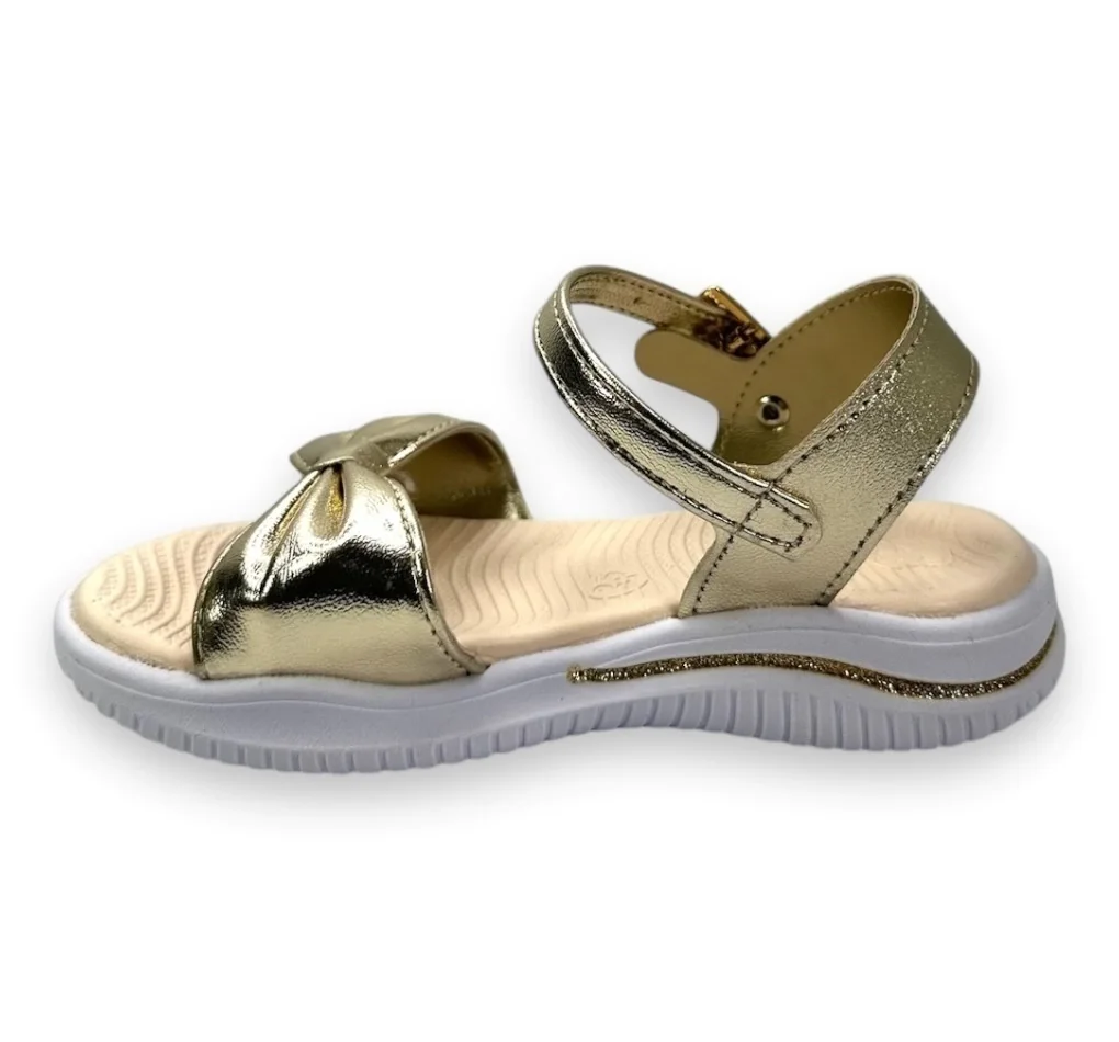 SANDÁLIA INFANTI MENINA KIDY FLY BABY 192-1050 Dourado 4