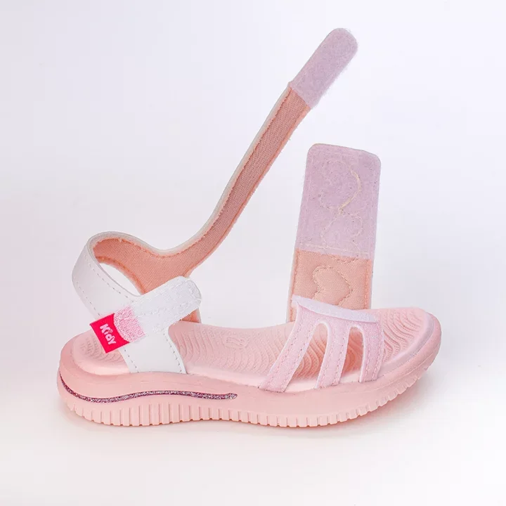 SANDÁLIA PAPETE INFANTIL MENINA KIDY FLY BABY 192-1049 Branco 4