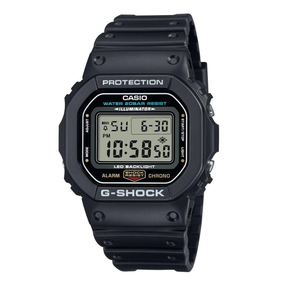 RELÓGIO DIGITAL MASCULINO G-SHOCK DW-5600UE -1DR Preto 1