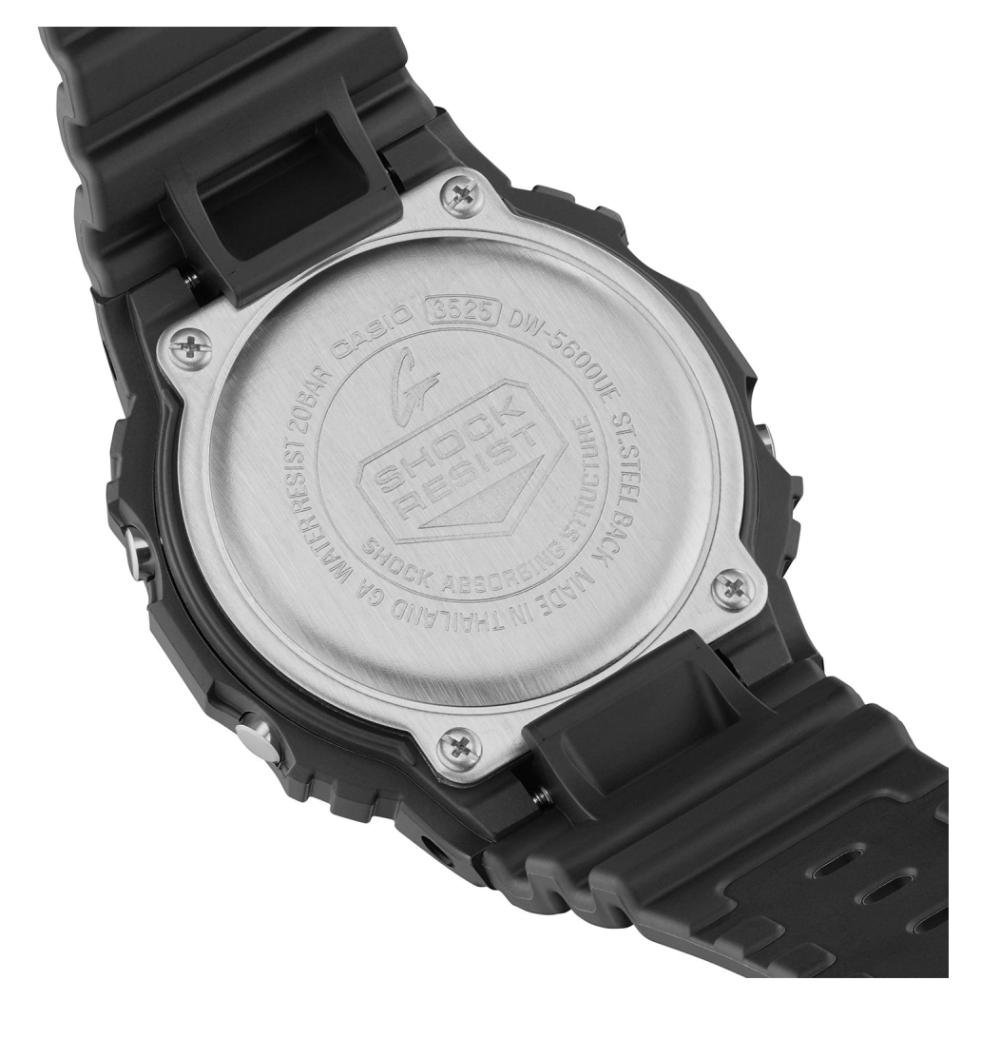RELÓGIO DIGITAL MASCULINO G-SHOCK DW-5600UE -1DR Preto 4