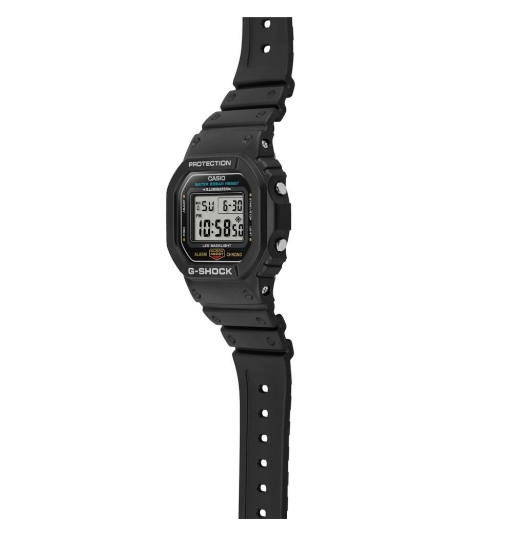 RELÓGIO DIGITAL MASCULINO G-SHOCK DW-5600UE -1DR Preto 5