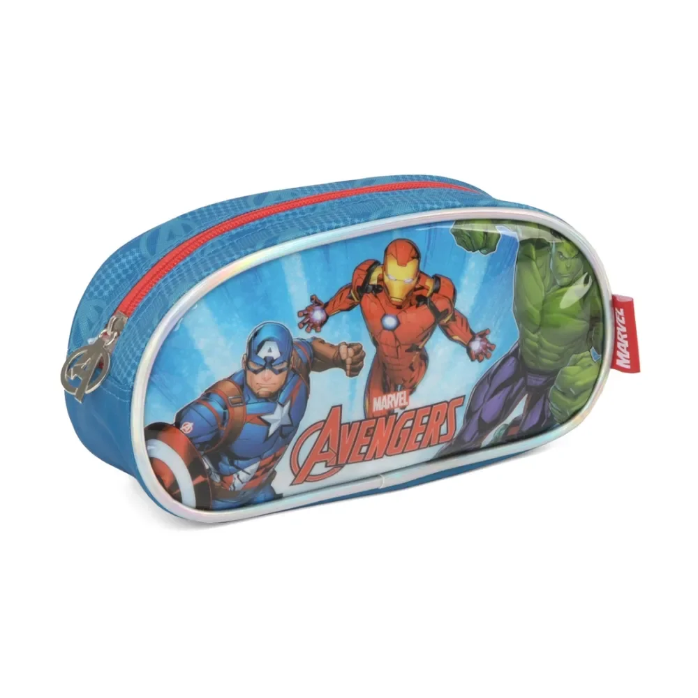 ESTOJO INFANTIL MENINO LUXCEL AVENGERS EI38014AG Azul 2