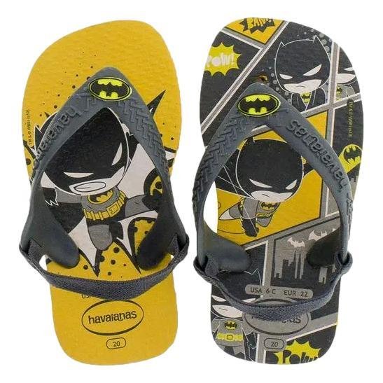 CHINELO INFANTIL MENINO HAVAIANAS BABY HEROIS 7010861 Preto 5