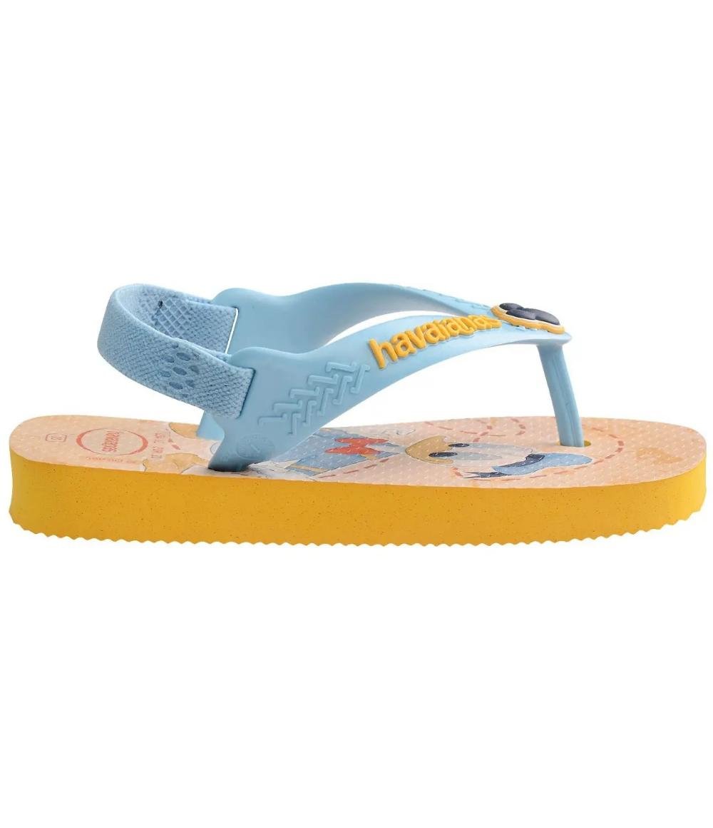 CHINELO BABY MENINO HAVAIANAS DISNEY CLAS 7010250 Azul/Bege 3