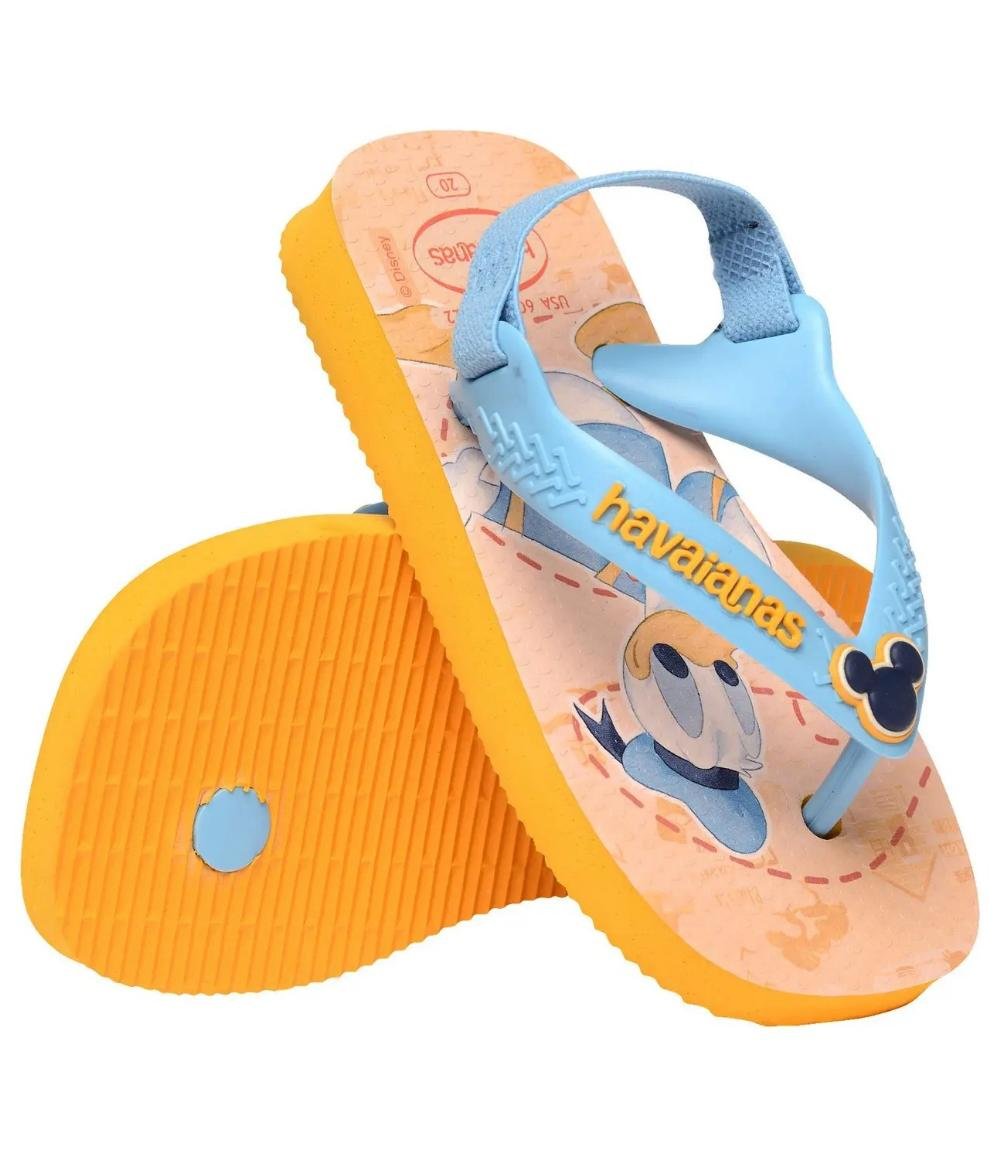 CHINELO BABY MENINO HAVAIANAS DISNEY CLAS 7010250 Azul/Bege 6