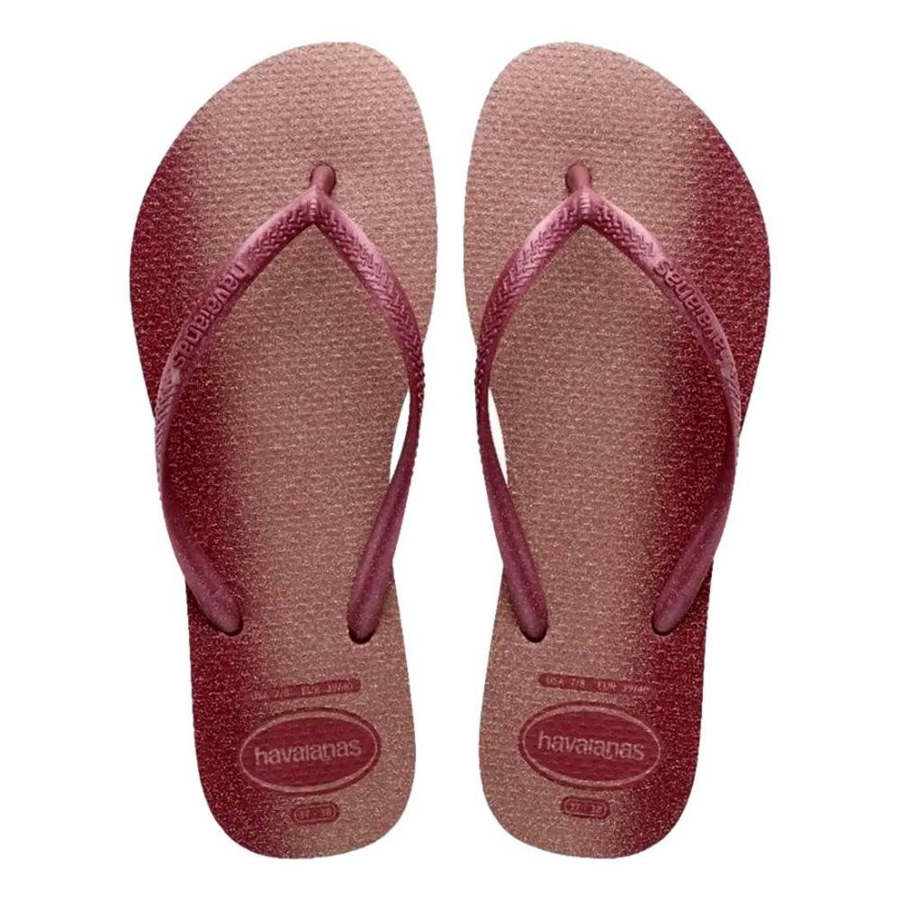 CHINELO FEMININO HAVAIANAS SLIM GLOSS 7000030 Vermelho 3