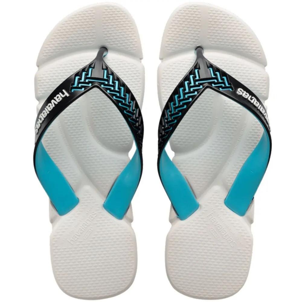 CHINELO MASCULINO HAVAIANAS POWER 7012839 Branco/Preto/Verde 6