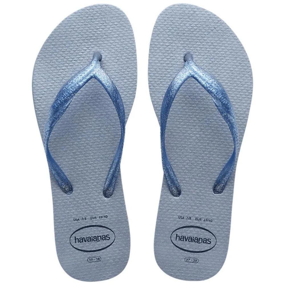 CHINELO FEMININO HAVAIANAS FANTASIA GLOSS 7013053 Azul 3