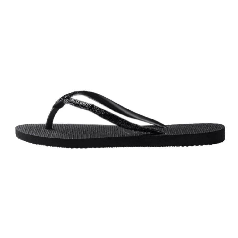 CHINELO FEMININO HAVAIANAS SLIM GLITTER II 7013956 Preto 1
