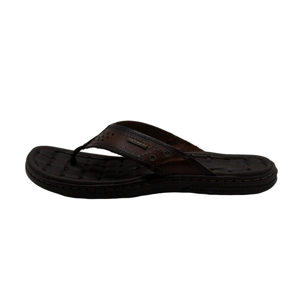 CHINELO MASCULINO PEGADA ANILINA 131221 Marrom 2