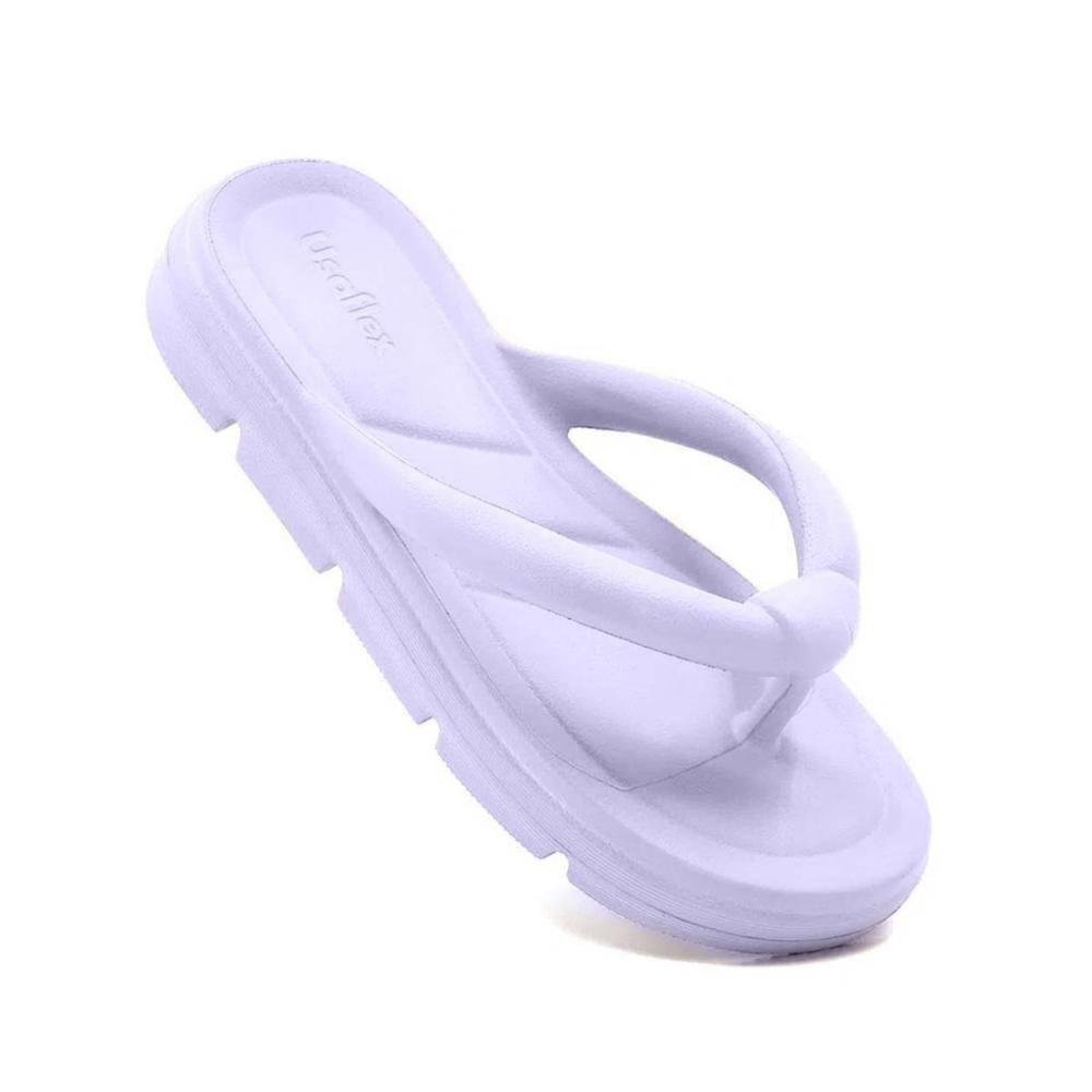 CHINELO USAFLEX POOFY FEMININO AH3001 Branco 2