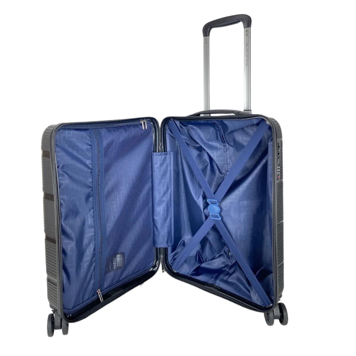 MALA DE VIAGEM LUXCEL POLO KING C/RODAS M MF10452PK/M Preto 3