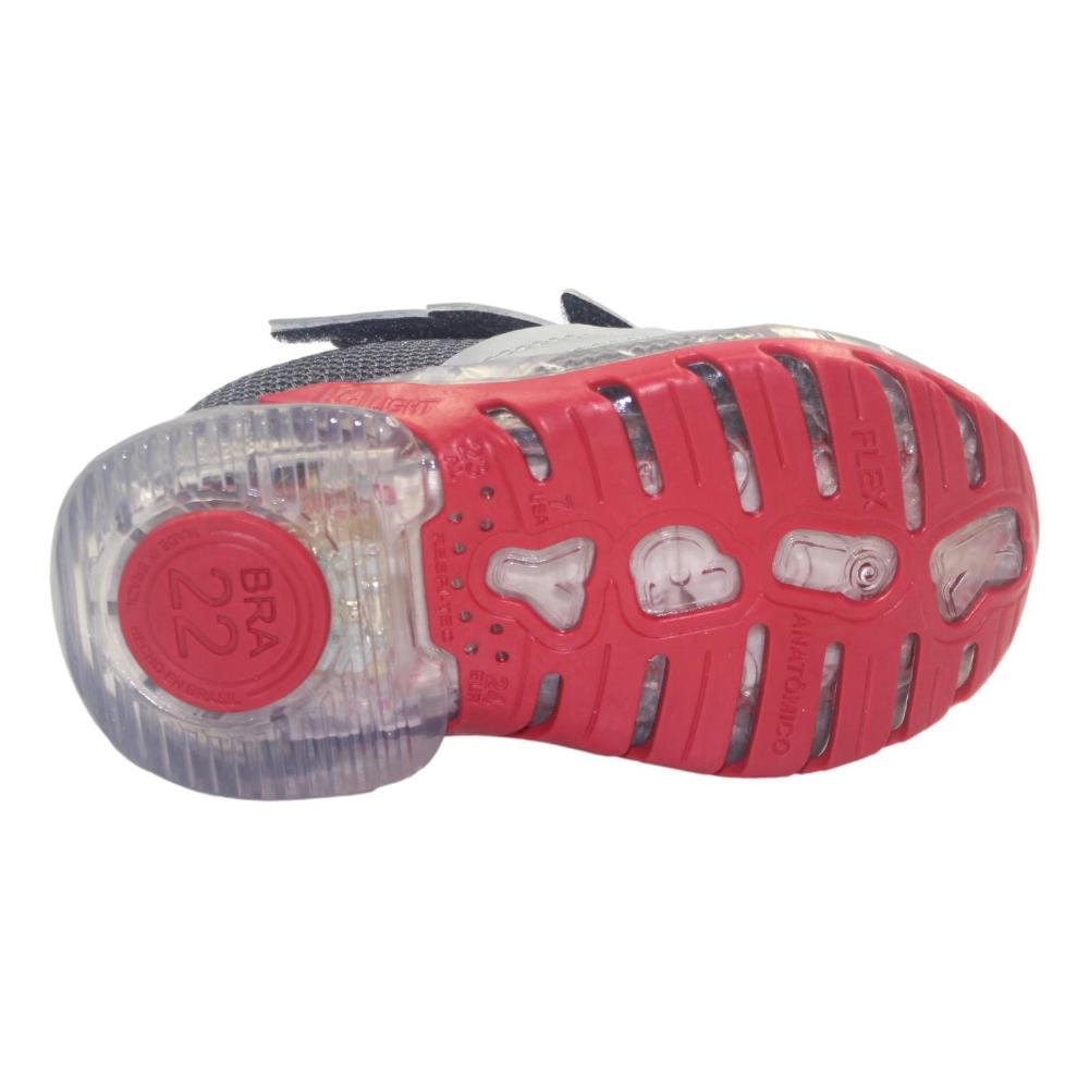 TENIS KIDY FLEX LIGHT INFANTIL MASCULINO Cinza 4