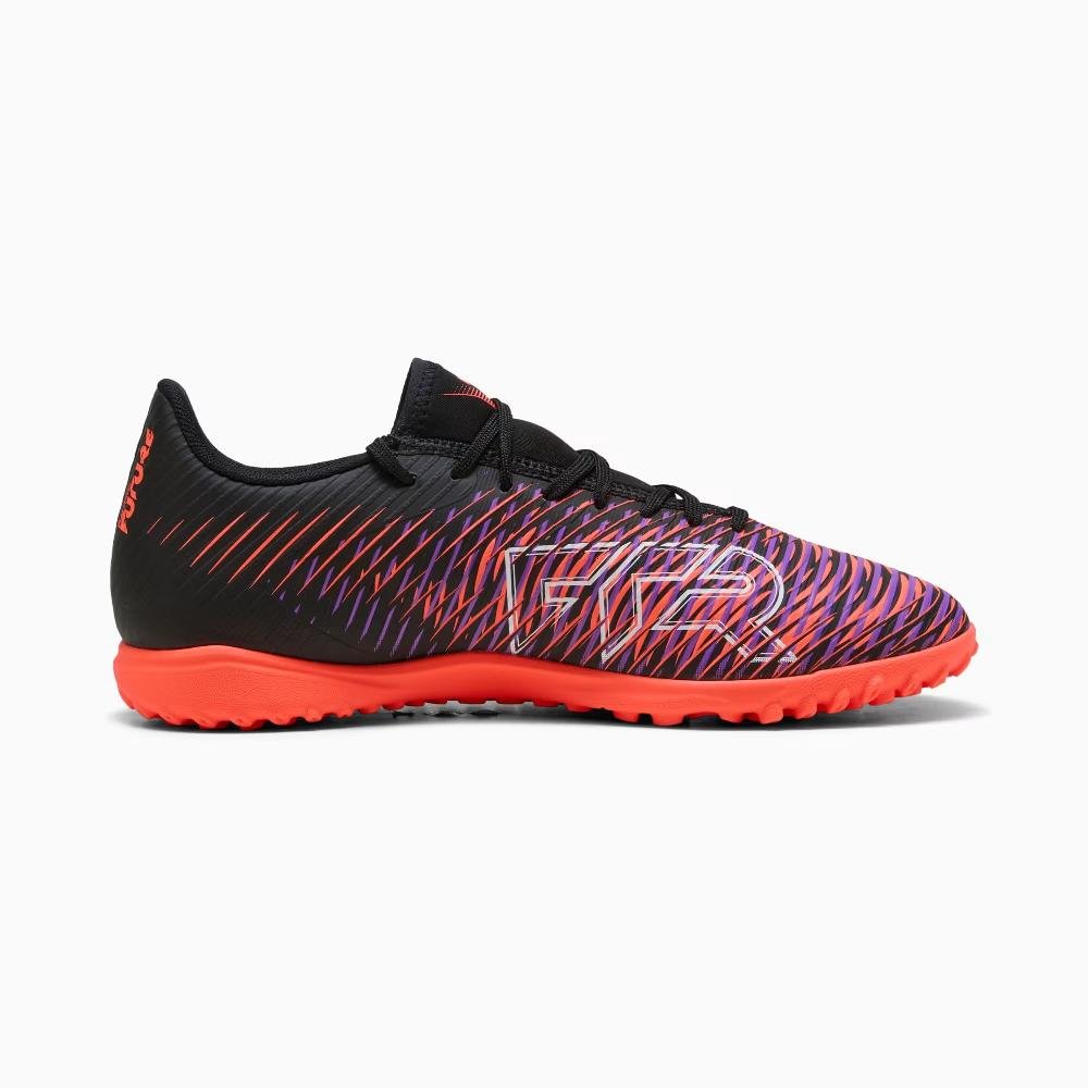 CHUTEIRA SOCIETY PUMA FUTURE 8 PLAY IT MASCULINA 108378 Preto/Laranja 2