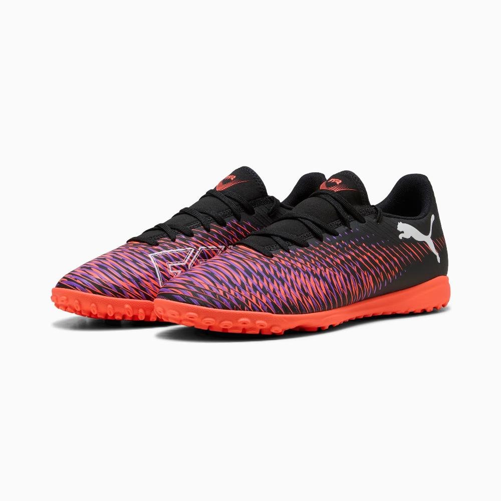 CHUTEIRA SOCIETY PUMA FUTURE 8 PLAY IT MASCULINA 108378 Preto/Laranja 6