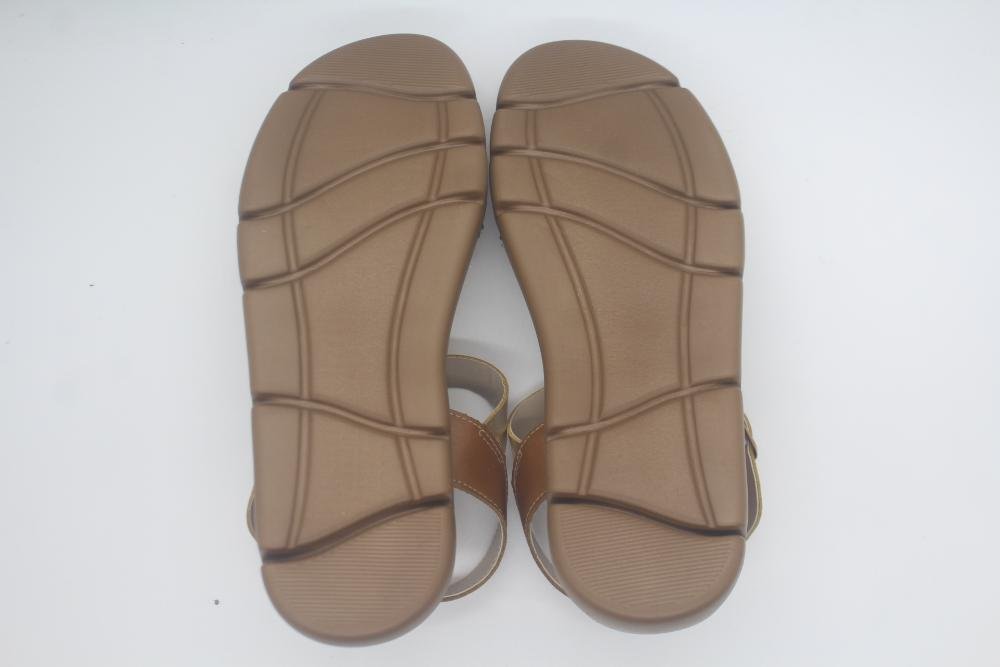 SANDÀLIA FLATFORM COURO ANDACCO BONNIE FEMININA 1197 Caramelo/Dourado 5