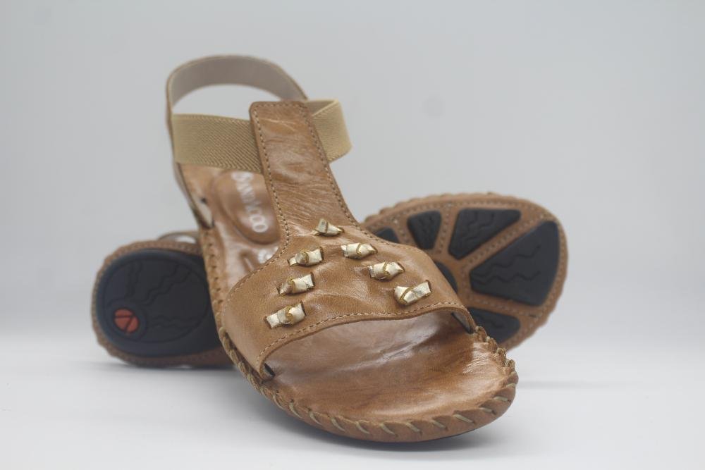 SANDÀLIA ANDACCO JADE FEMININA 12377 Caramelo/Dourado 3