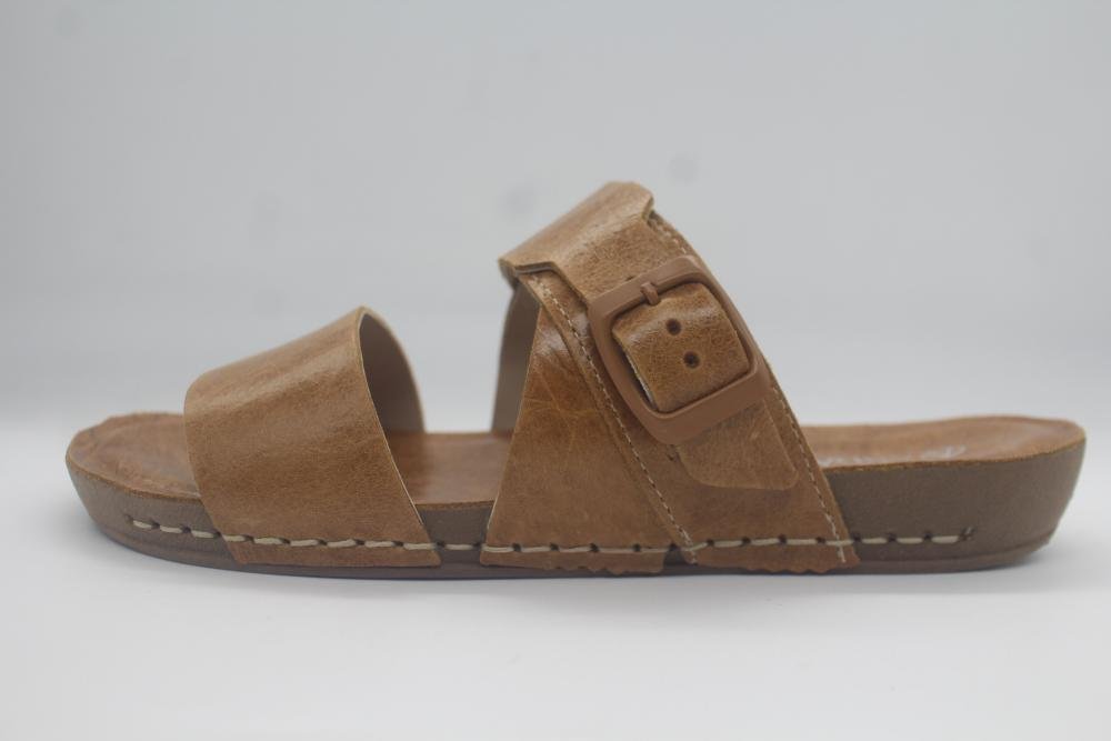 CHINELO ANDACCO COURO FEMININO 14283 Marrom 1