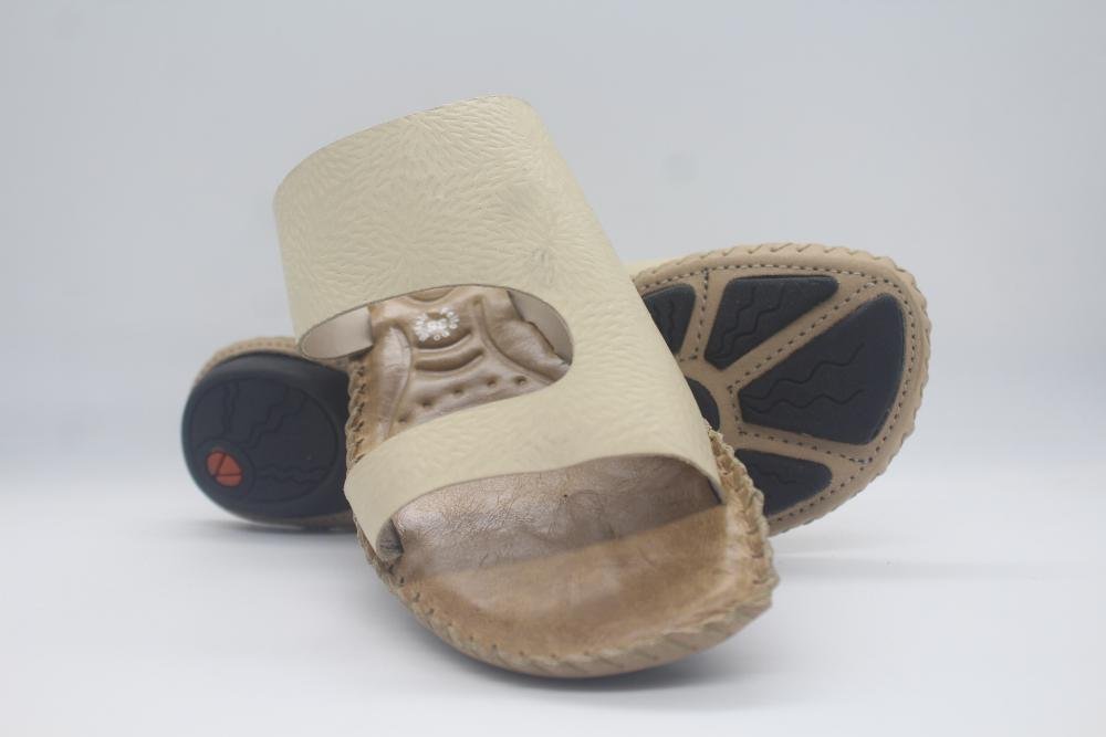 CHINELO ANDACCO COURO FEMININO 12389 Bege 3