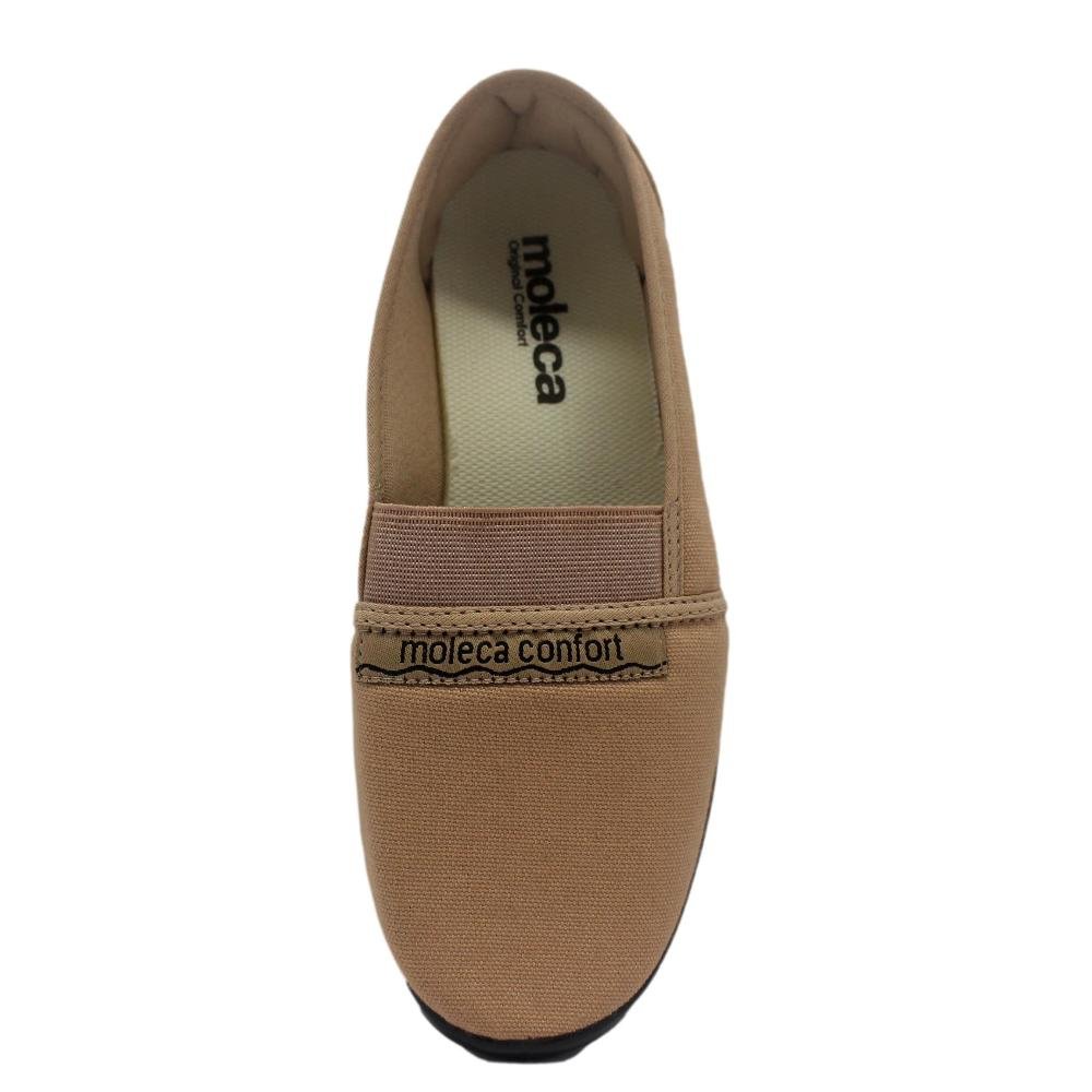 SAPATILHA FEMININA MOLECA 520.59 Bege 2