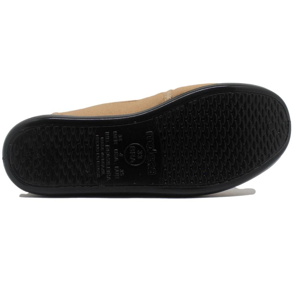 SAPATILHA FEMININA MOLECA 520.59 Bege 3