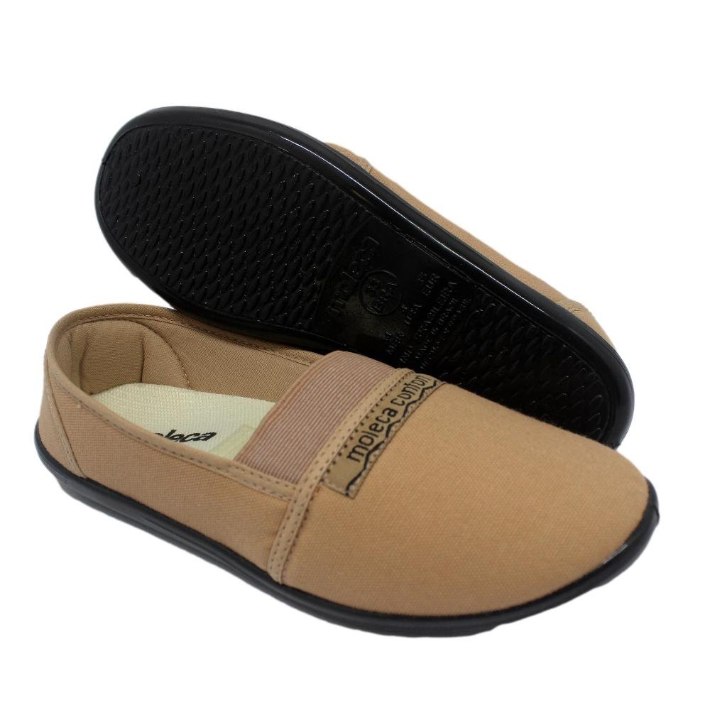 SAPATILHA FEMININA MOLECA 520.59 Bege 5