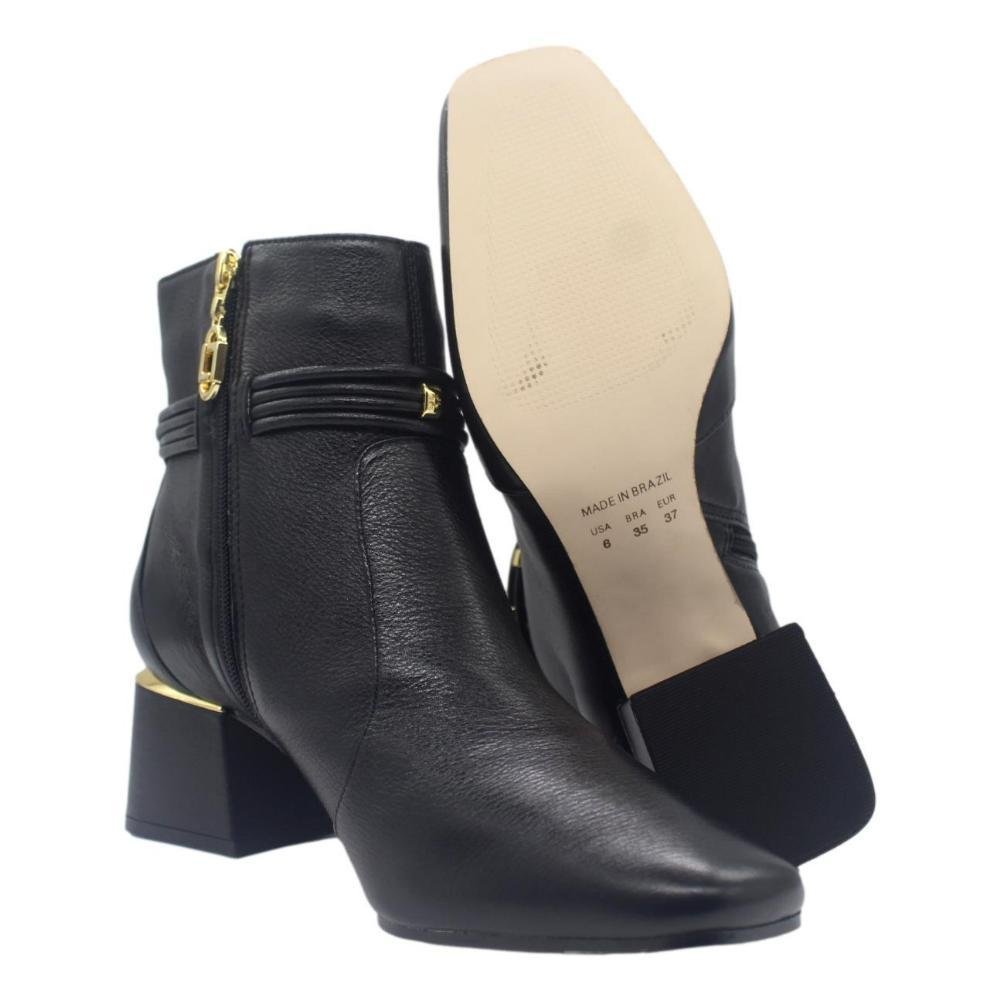BOTA LUZ DA LUA SAARA FEMININA 58050001 Preto 5