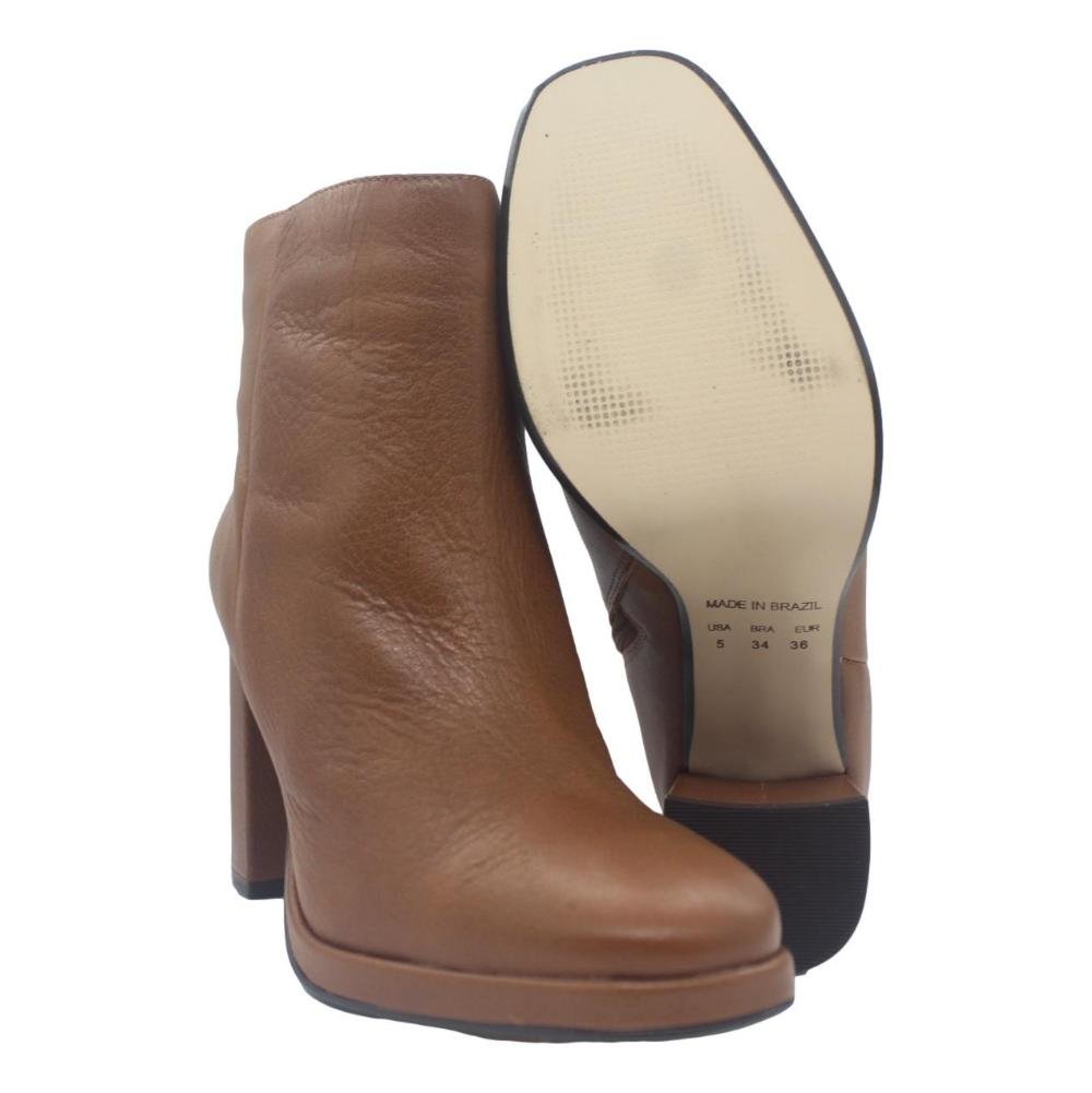 BOTA LUZ DA LUA MONTENAPOLEONE FEMININA Marrom 5