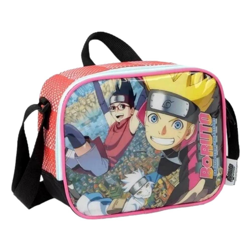 LANCHEIRA LUXCEL BORUTO NARUTO INFANTIL MENINO LA38113BR Vermelho 2