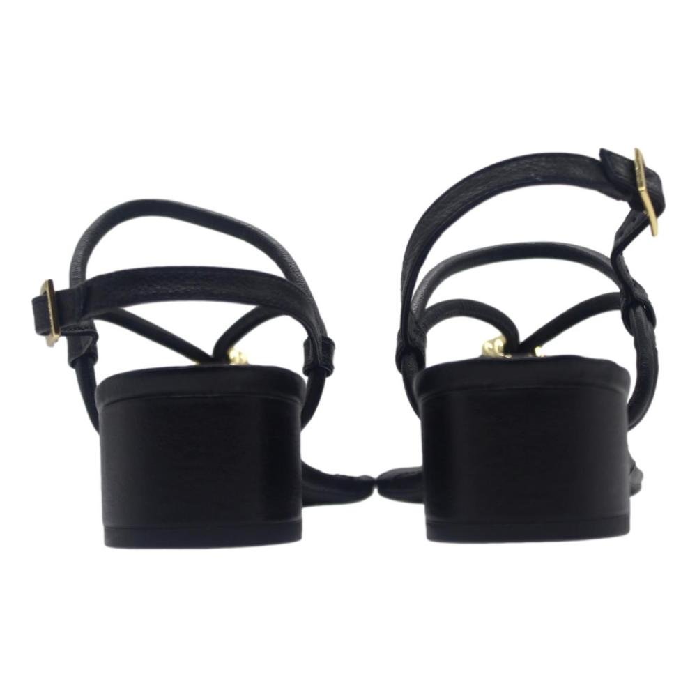 SANDALIA LUZ DA LUA SAARA FEMININA Preto 3