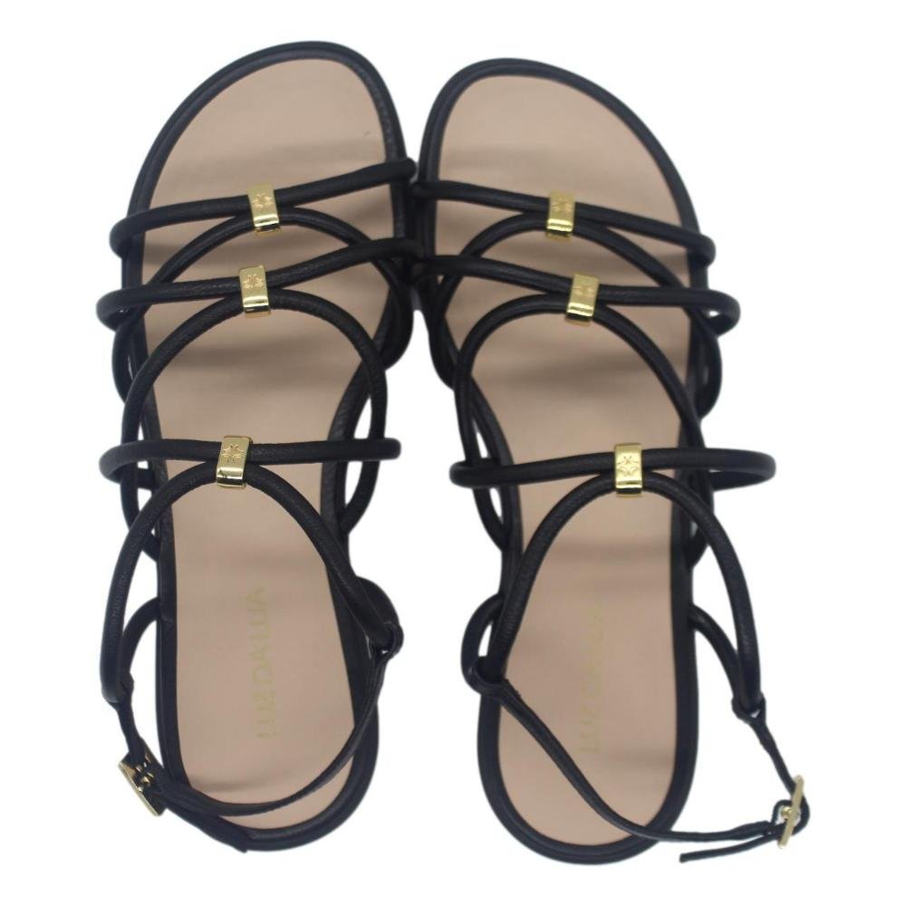 SANDALIA LUZ DA LUA SAARA FEMININA Preto 4