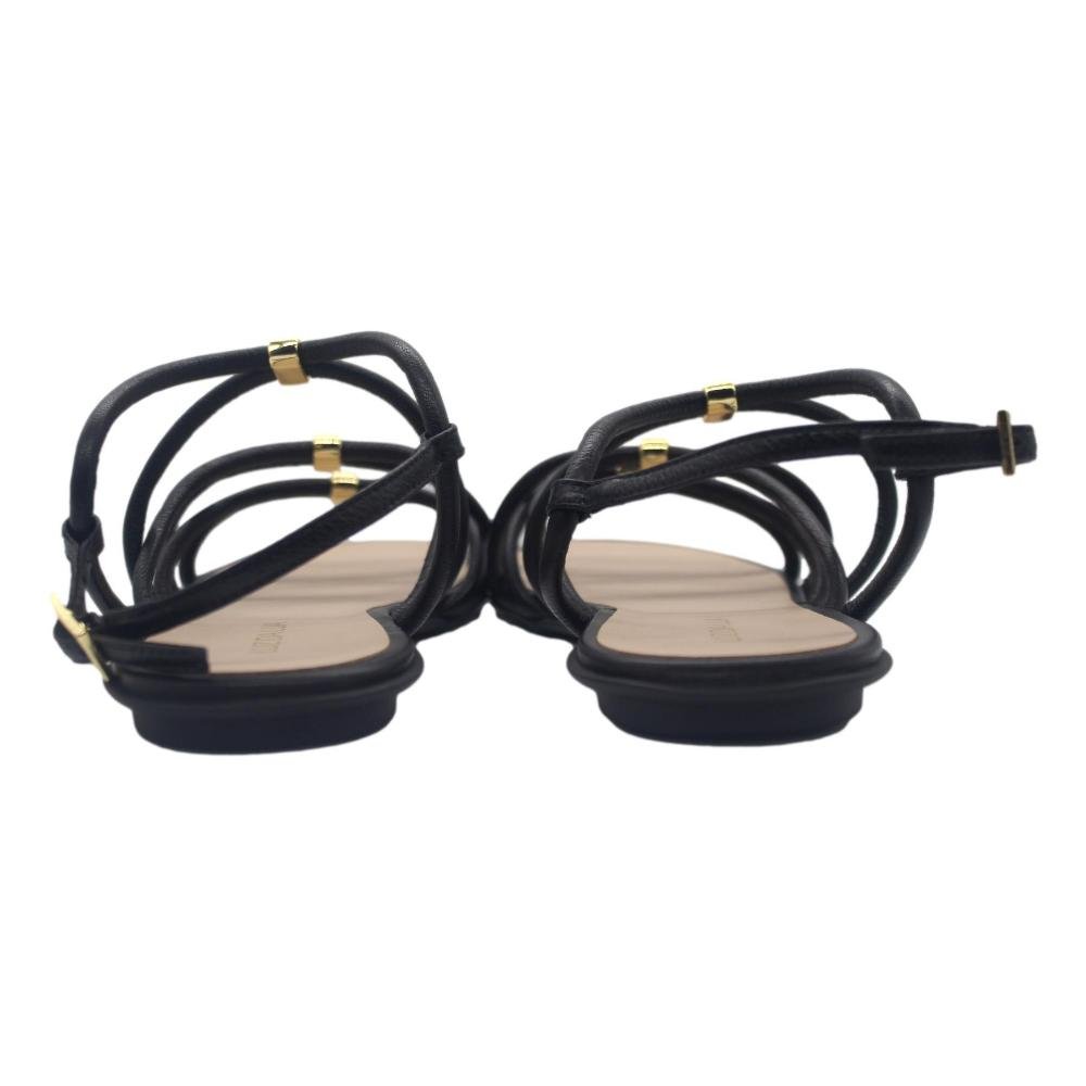 SANDALIA LUZ DA LUA SAARA FEMININA Preto 5