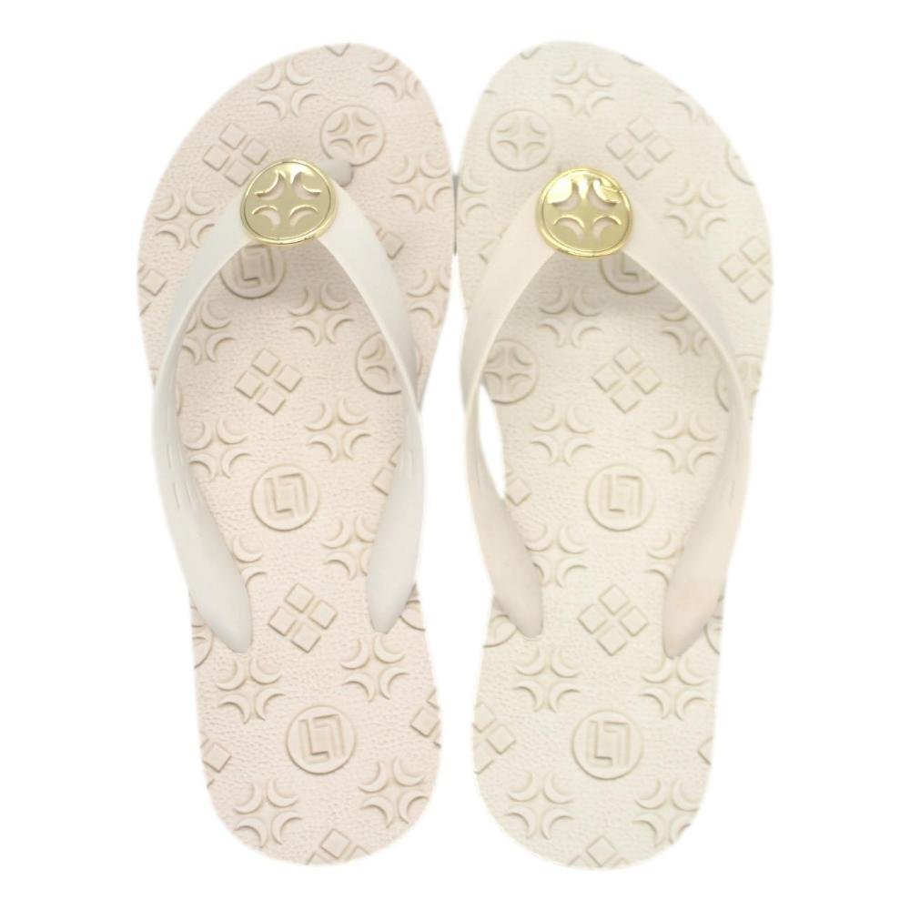 CHINELO LUZ DA LUA RUBBER FEMININO Panna 4