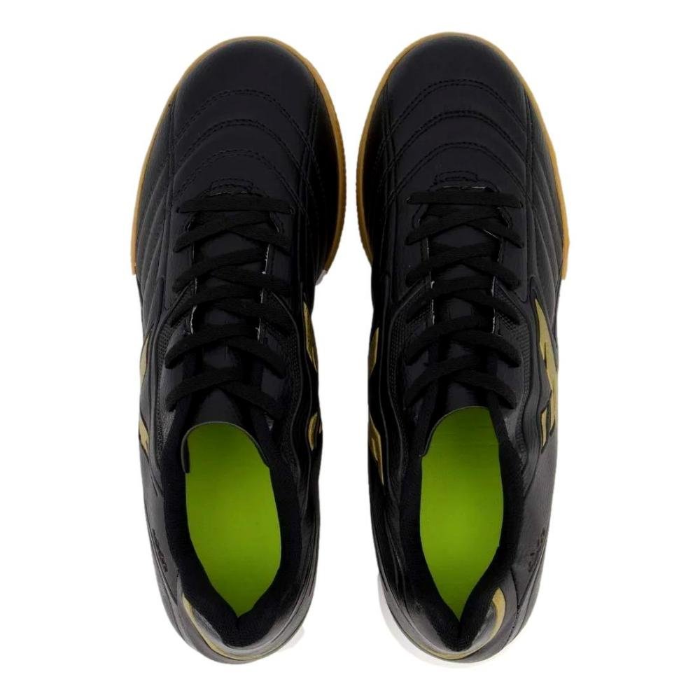 CHUTEIRA FUTSAL OXN MUNDIALLI 3 INFANTIL MASCULINO 3151130 Preto/Dourado 4