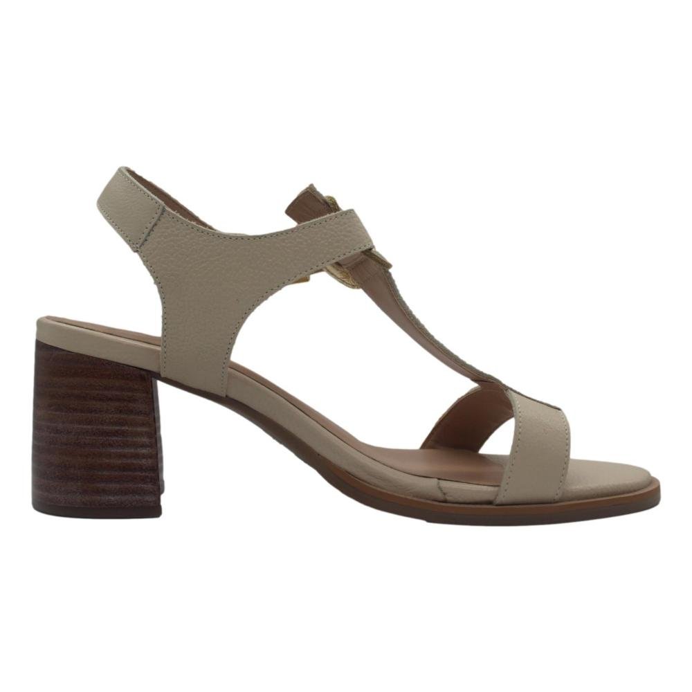 SANDÁLIA ELOISA CARRE FEMININA 177-58 Branco/Dourado 2