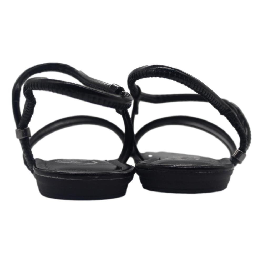 SANDÁLIA ELOISA CARRE STRASS FEMININA 669614461 Preto 3