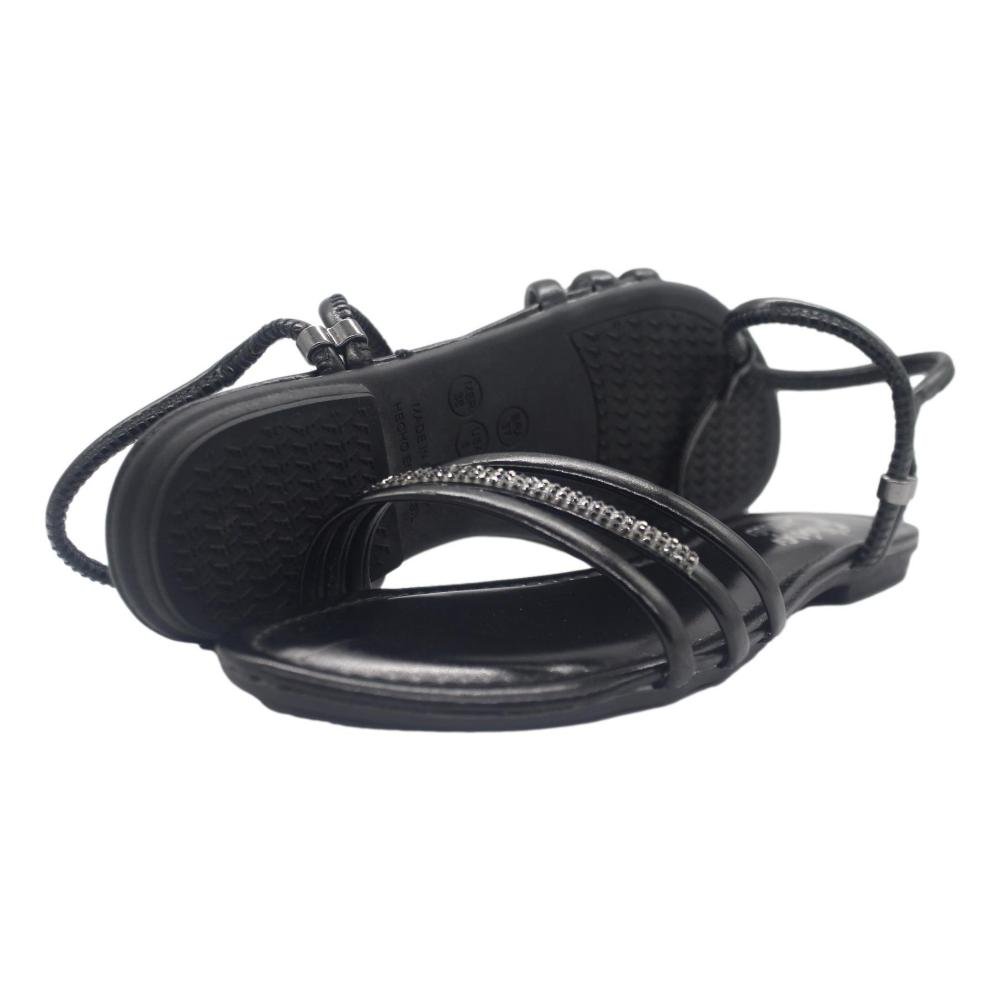 SANDÁLIA ELOISA CARRE STRASS FEMININA 669614461 Preto 4