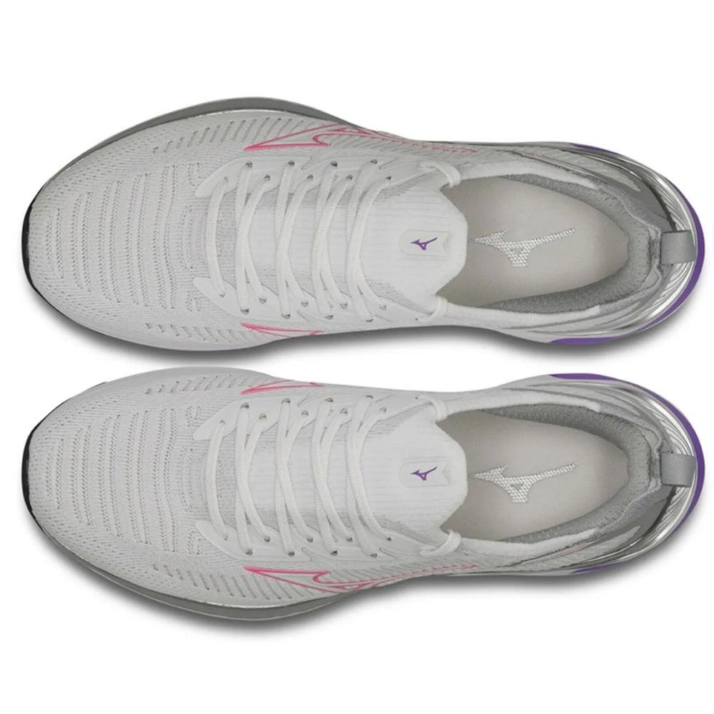 TÊNIS MIZUNO MIRAI 7 FEMININO 101012012 Branco/Rosa 3