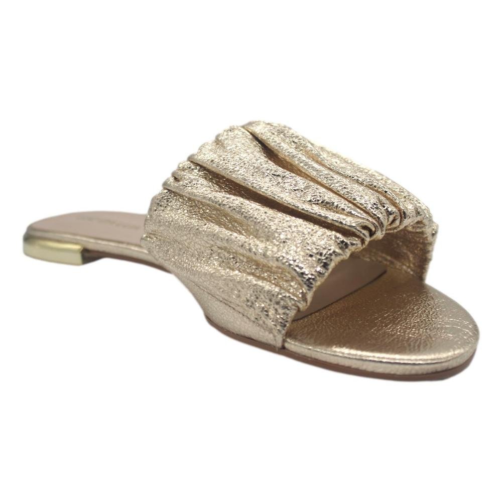 CHINELO SLIDE LUZ DA LUA VENUS FEMININO Dourado 2