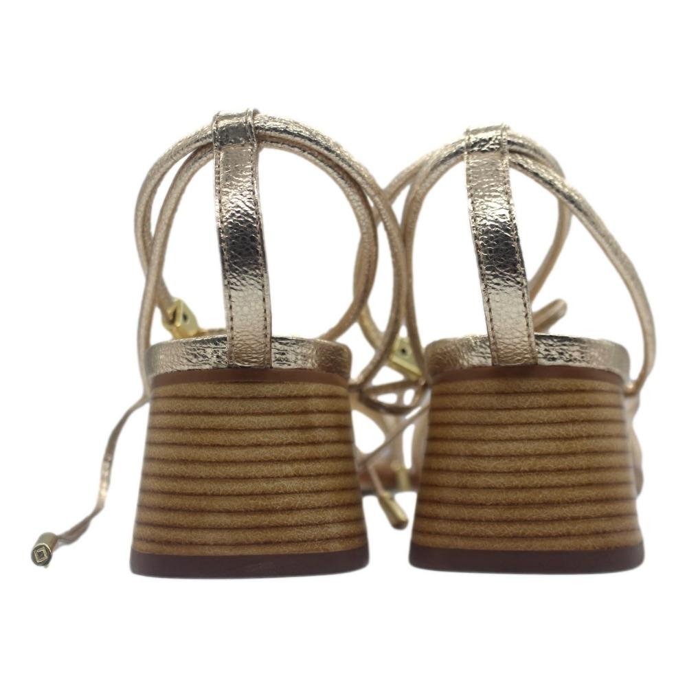 SANDALIA LUZ DA LUA VENUS FEMININO Dourado 3