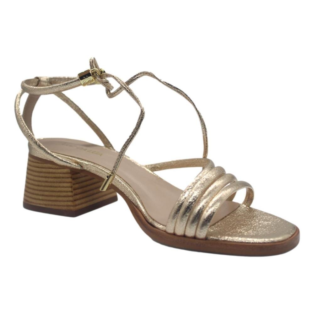 SANDALIA LUZ DA LUA VENUS FEMININO Dourado 4