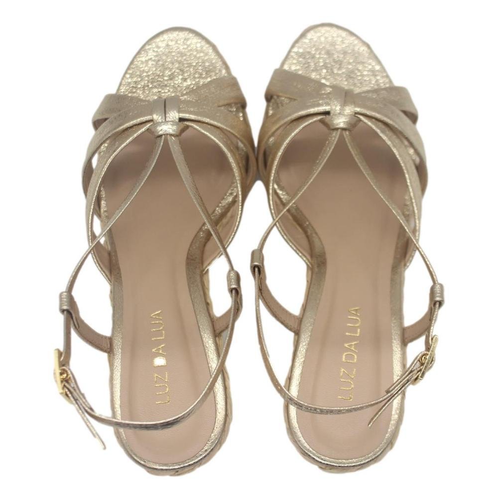 SANDALIA LUZ DA LUA VENUS FEMININA Dourado 3